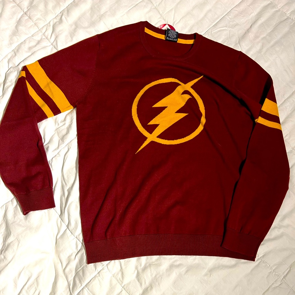 🆕 SIZE ! THE FLASH long sleeve shirt MWT and one without tags) 2XL